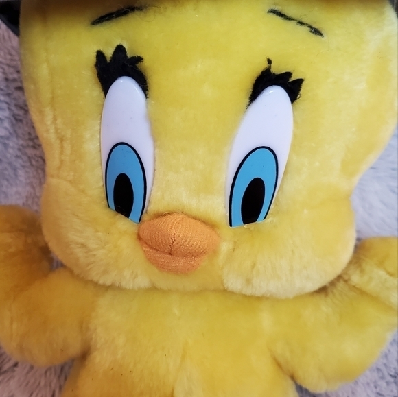 Looney Toons tweety plush with bucket hat 1998 - Picture 3 of 7